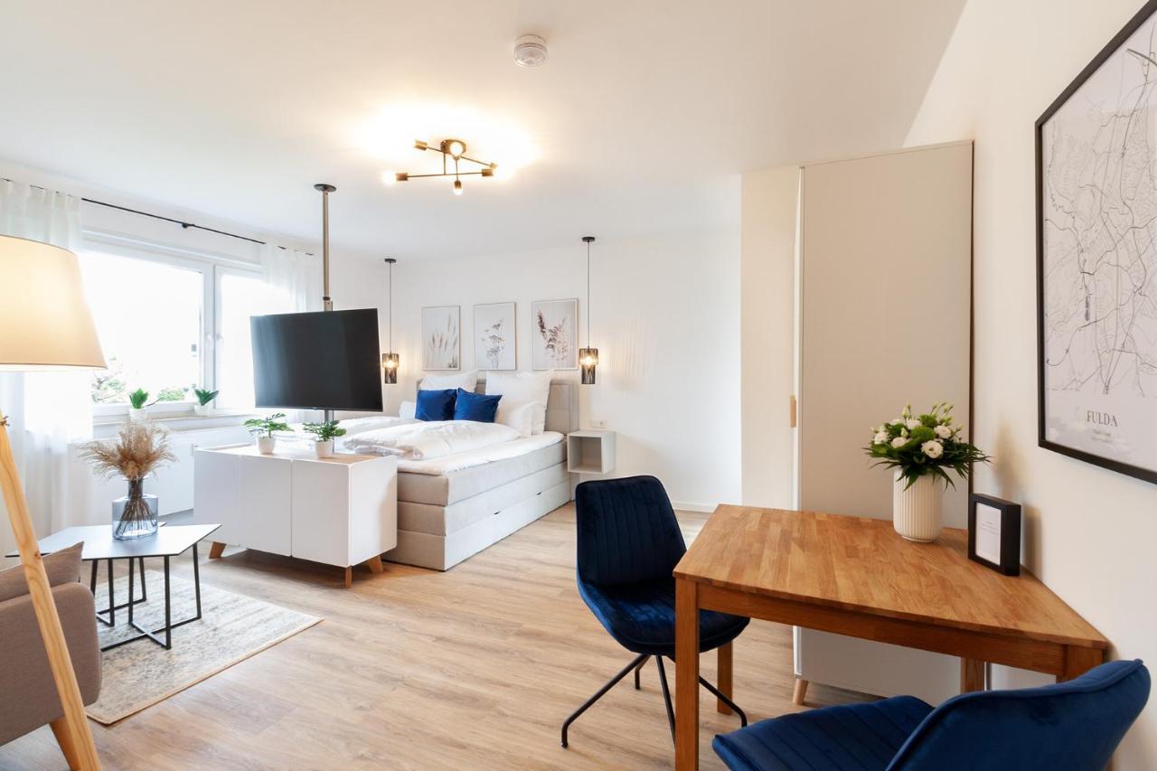 Modernes Apartment *Liobablick Nr. 3* - Fewo Fulda/Petersberg Petersberg  Kültér fotó